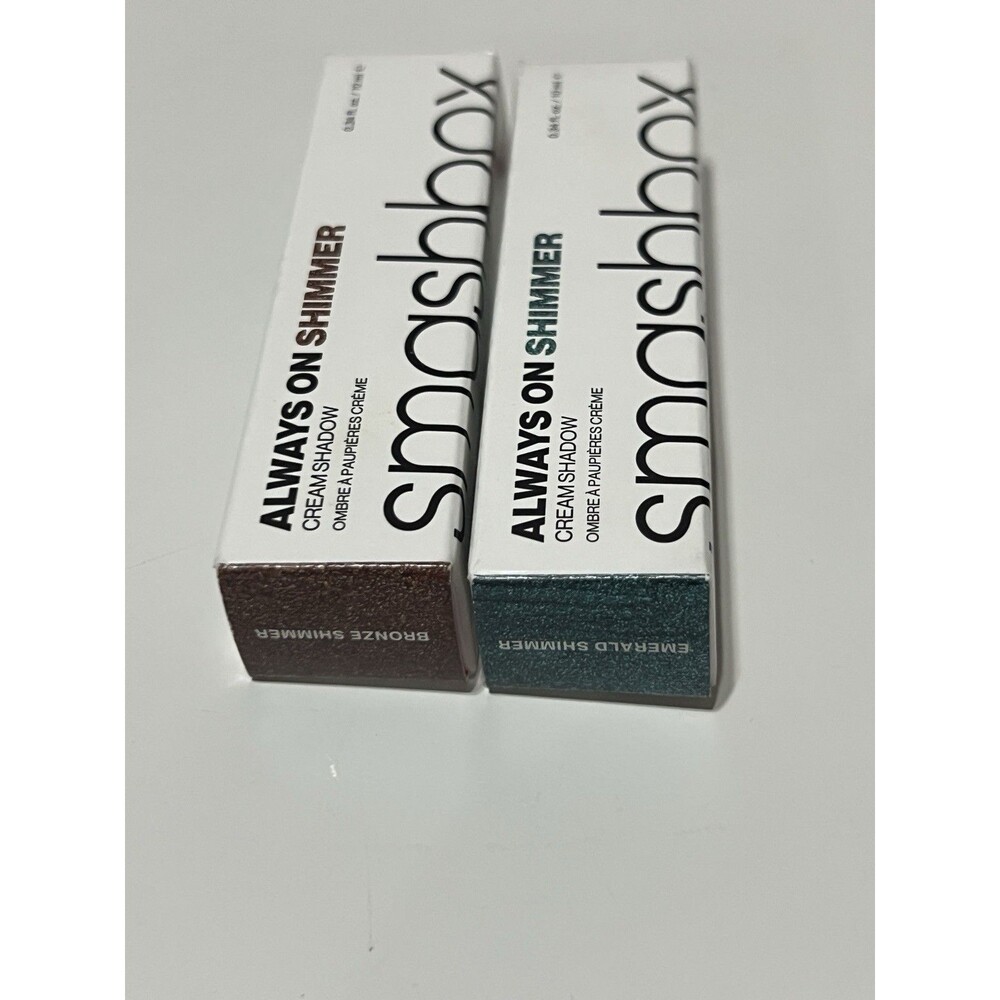 2 Pack Smashbox ALWAYS ON CREAM SHADOW Eyeshadow CERULEAN Muted Blue Full Size